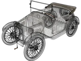 BMW Dixi (1937) 3D Model