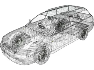 Subaru Legacy (1998) 3D Model