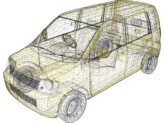 Mitsubishi eK Wagon [Japan] 3D Model