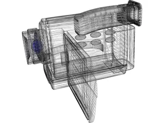 Hurst Video Camera 3D Model