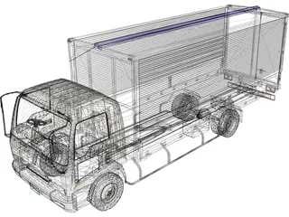 Isuzu Forward V 3D Model