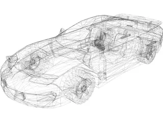 Pontiac Trans Am WS6 3D Model