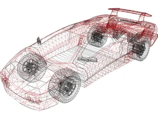 Lamborghini Diablo 3D Model