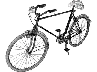 Bicycle JC Higgins 3spd English 3D Model