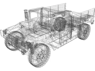 HUMVEE 2-door 3D Model