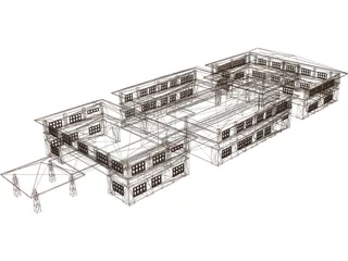 Multi Purpose Building 3D Model