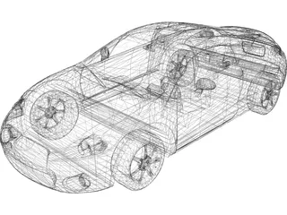 Mitsubishi Eclipse GT (2006) 3D Model