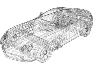 Mercedes-Benz SLR McLaren 3D Model