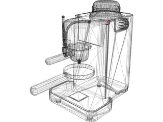 Espresso Coffee Maker 3D Model