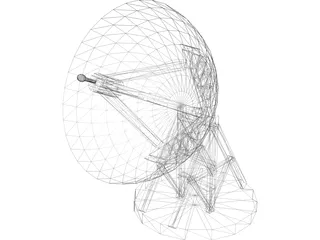 Satellite Dish 3D Model