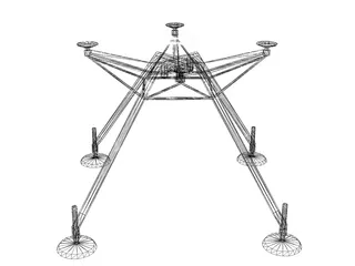 Table Hi-Tech 3D Model
