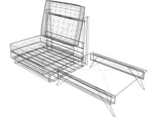 Sofa Outdoor 3D Model