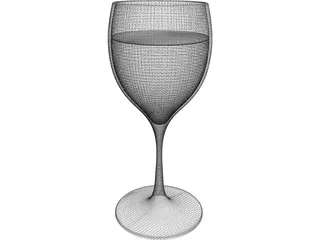 Wine Glass 3D Model