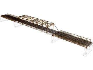 TPG and TRUSS Bridge 3D Model