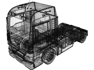 MAN TGX Truck 3D Model
