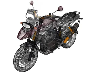 BMW R1200GS 3D Model