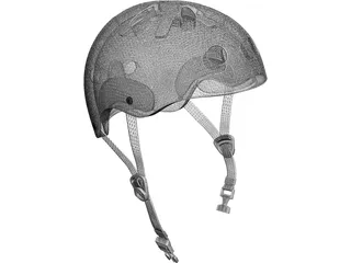 Bike Helmet 3D Model