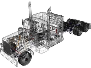 Peterbilt 379 3D Model