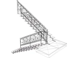 Stair 3D Model