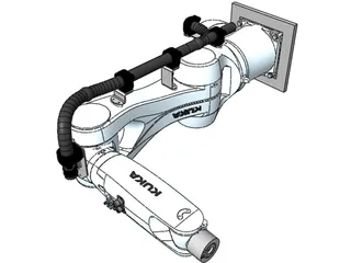 Kuka KR6 R900 Sixx 3D Model