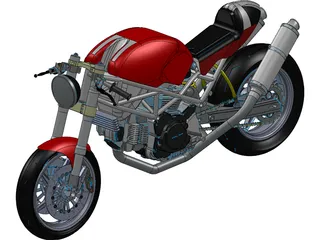 Ducati Monster 3D Model