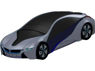 BMW i8 Concept 3D Model