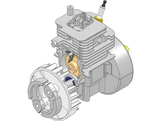 Honda GX 31 3D Model