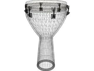 Djembe Remo 3D Model