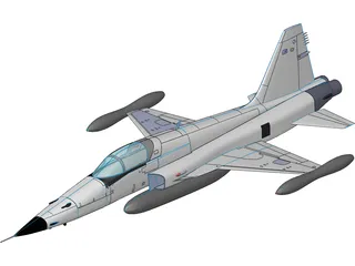 Northrop F-5E Tiger 2 3D Model