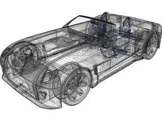 Ford Shelby Cobra (2004) 3D Model