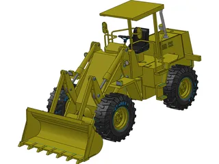 Hydraulic Loader 3D Model