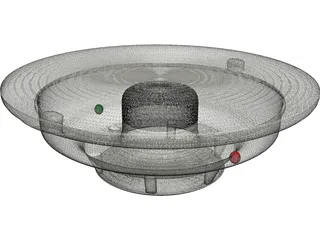 Fire Detector 3D Model