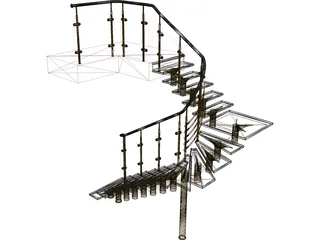 Stairs 3D Model