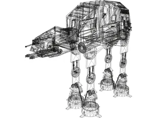 Star Wars Imperial Walker (AT-AT) 3D Model