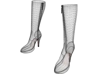 Woman Shoes 3D Model