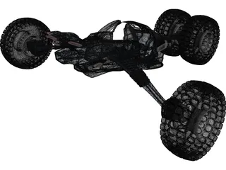 Future Buggy Vehicle 3D Model