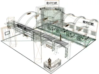 Pump Station 3D Model