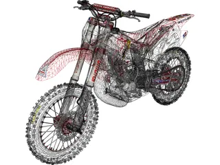 Honda CR 250 3D Model