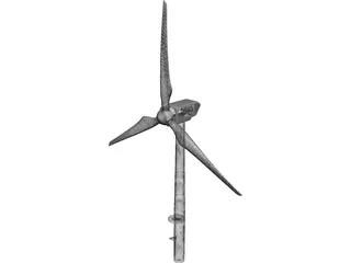 Wind Energy 3D Model