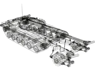 T-64B Trall 3D Model