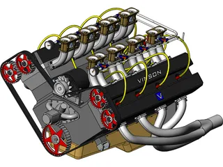 Vinson Engine 3D Model