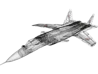 Sukhoi Su-47 Berkut  3D Model
