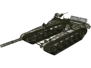 T-72 Tank 3D Model