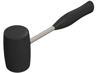 Rubber Hammer 3D Model