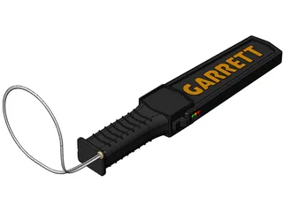 Garrett Security Wand 3D Model