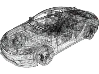 Mercedes-Benz CLA-Class (2014) 3D Model