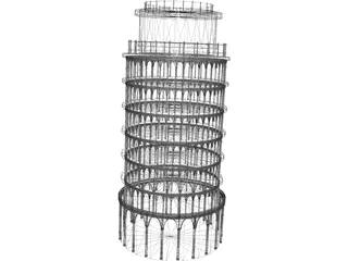 Pisa Tower 3D Model