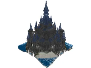 Zelda Castle 3D Model