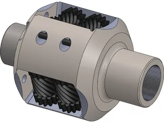 TORSEN Differential 3D Model