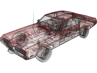 Mercury Cougar 3D Model